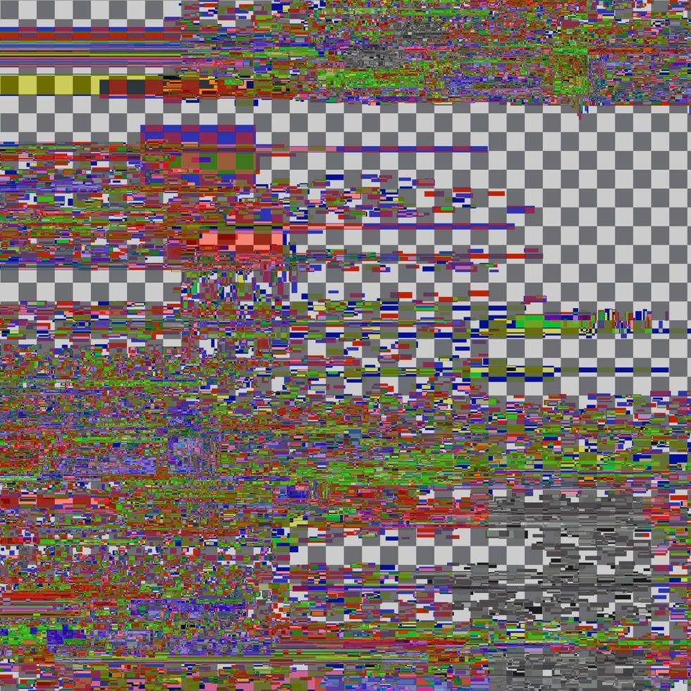 Pixel Glitch Pattern. Vector Background. Abstrac Glitch Texture