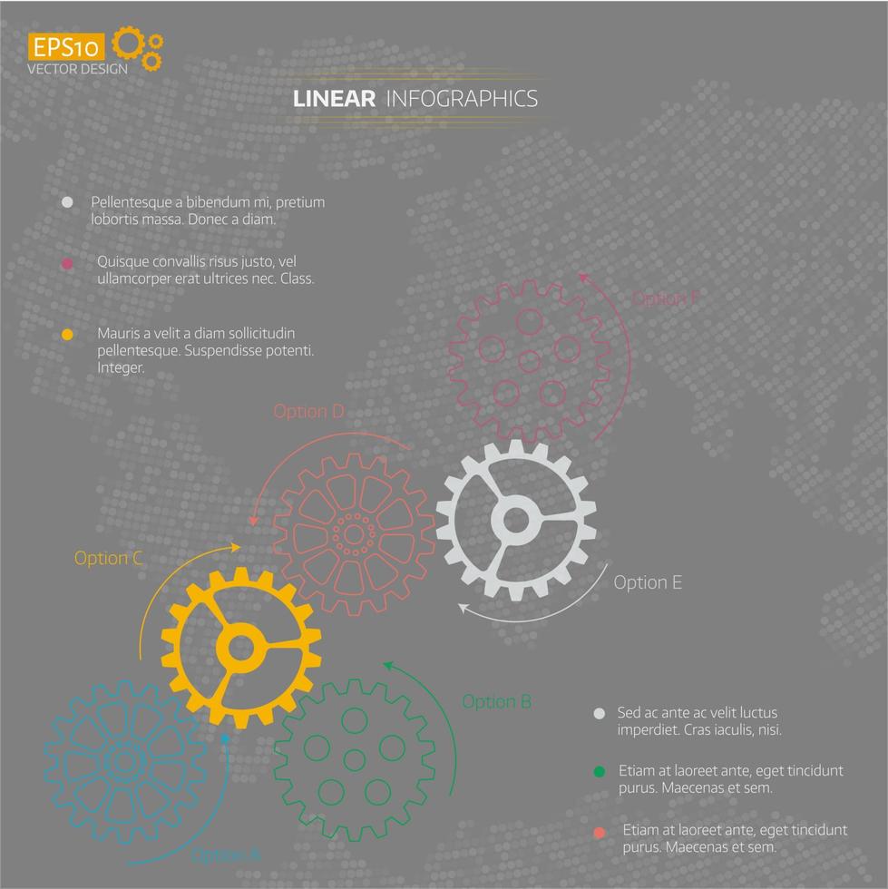 Infographic vector template