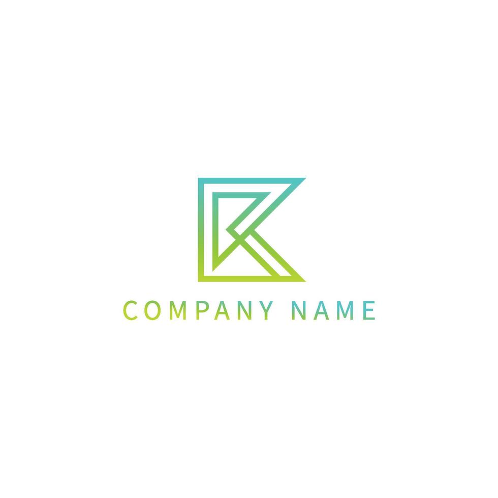 Letter K Logo concept. Modern minimal design. Premium business finance logotype. vector