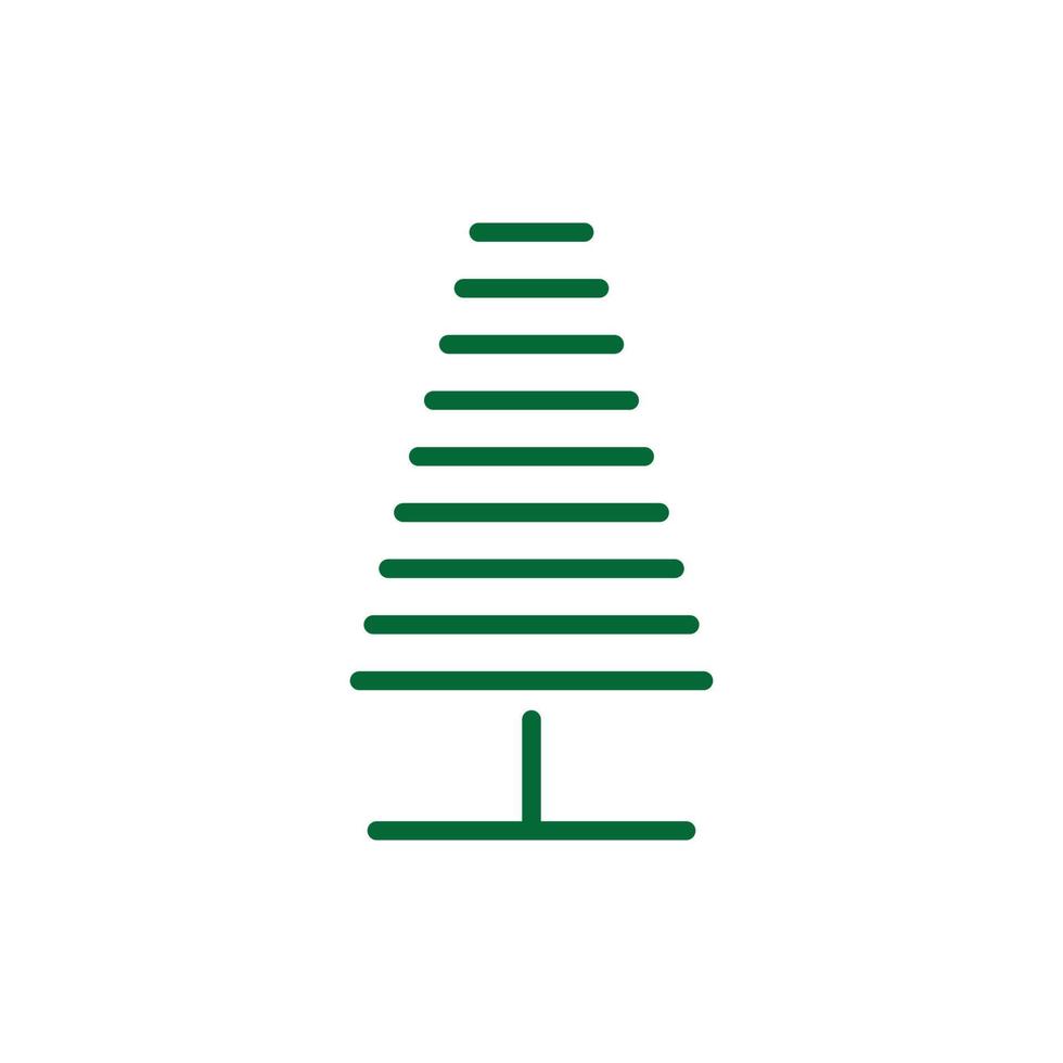 Tree Vector Line Icon. Tree symbol vector sign