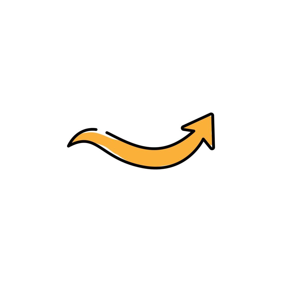abstract arrow icon. modern arrow symbol vector