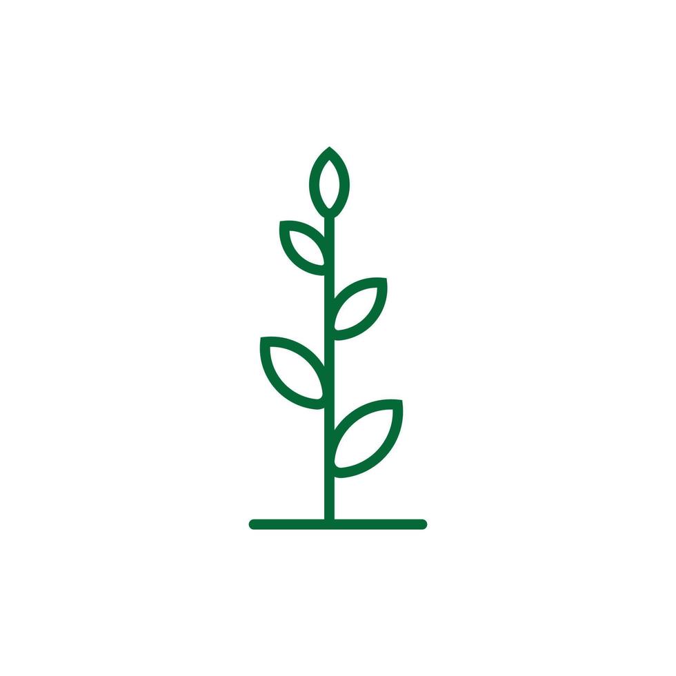 Tree Vector Line Icon. Tree symbol vector sign