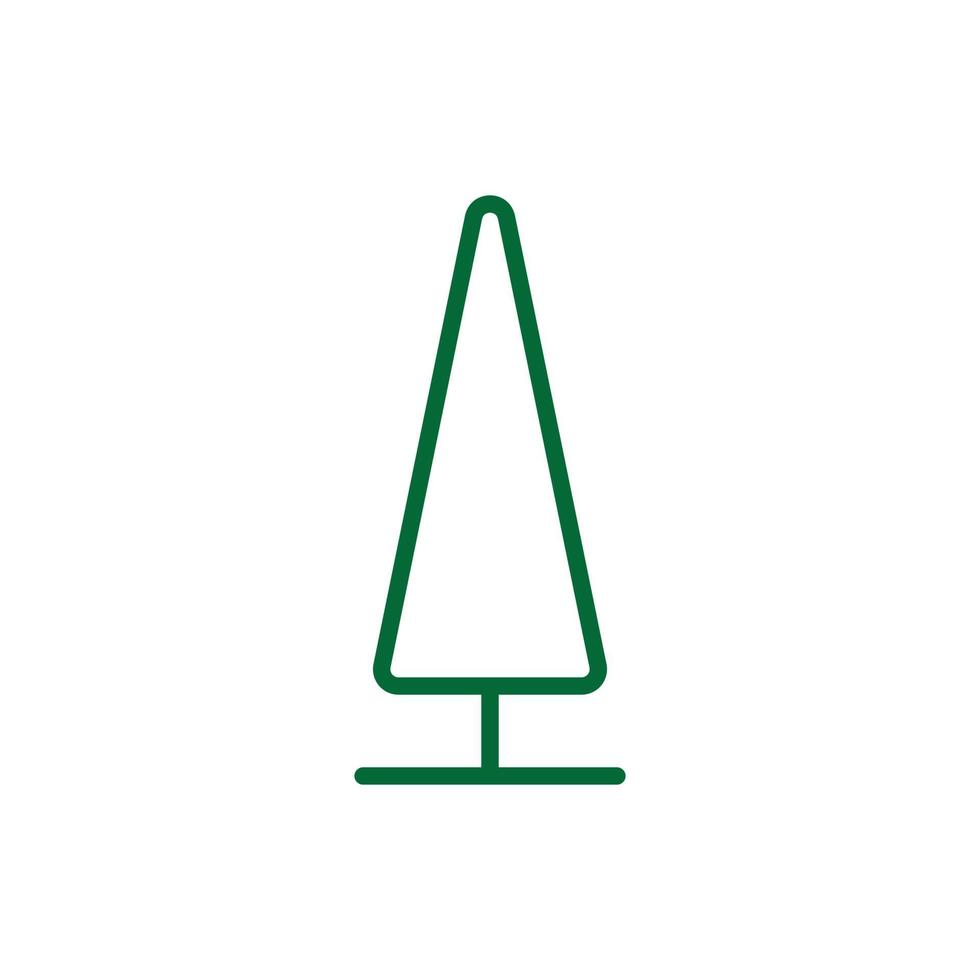 Tree Vector Line Icon. Tree symbol vector sign