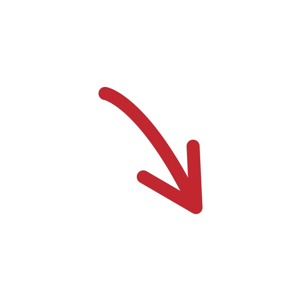 red Vector arrow. red Arrows icon. red Arrow vector icon.