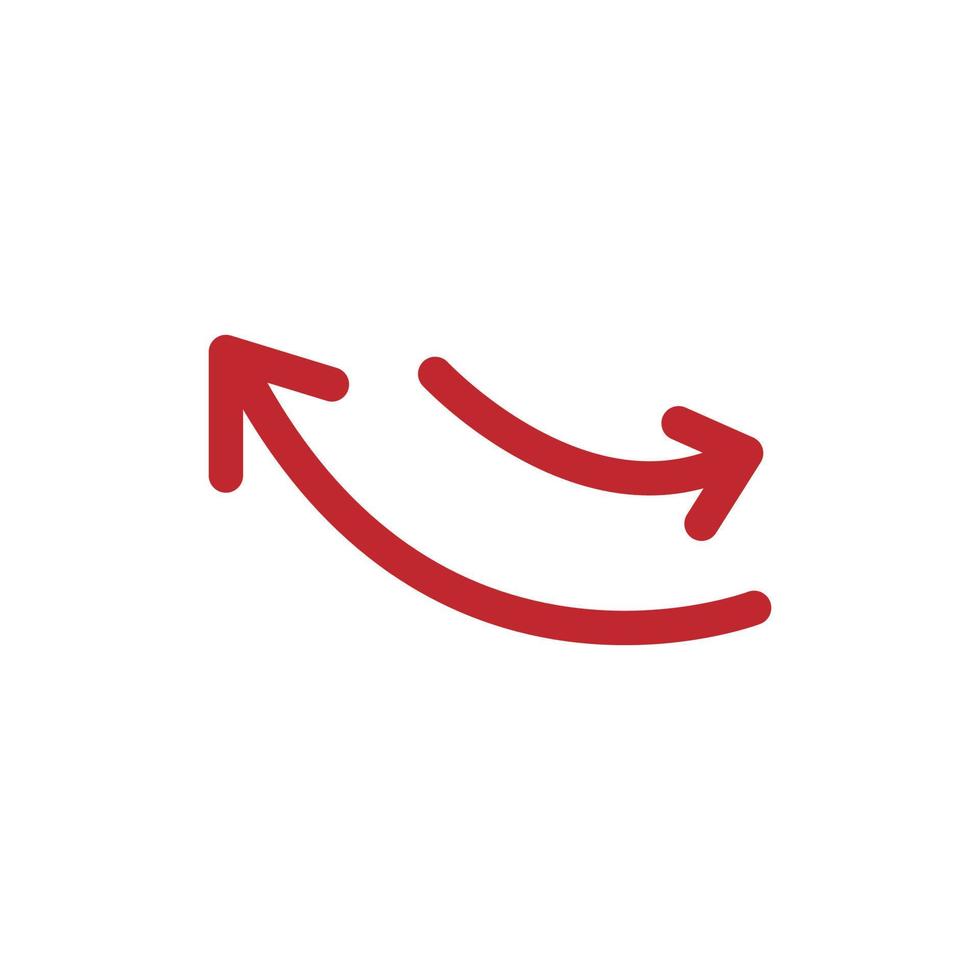 red Vector arrow. red Arrows icon. red Arrow vector icon.