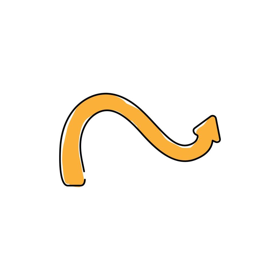 abstract arrow icon. modern arrow symbol vector