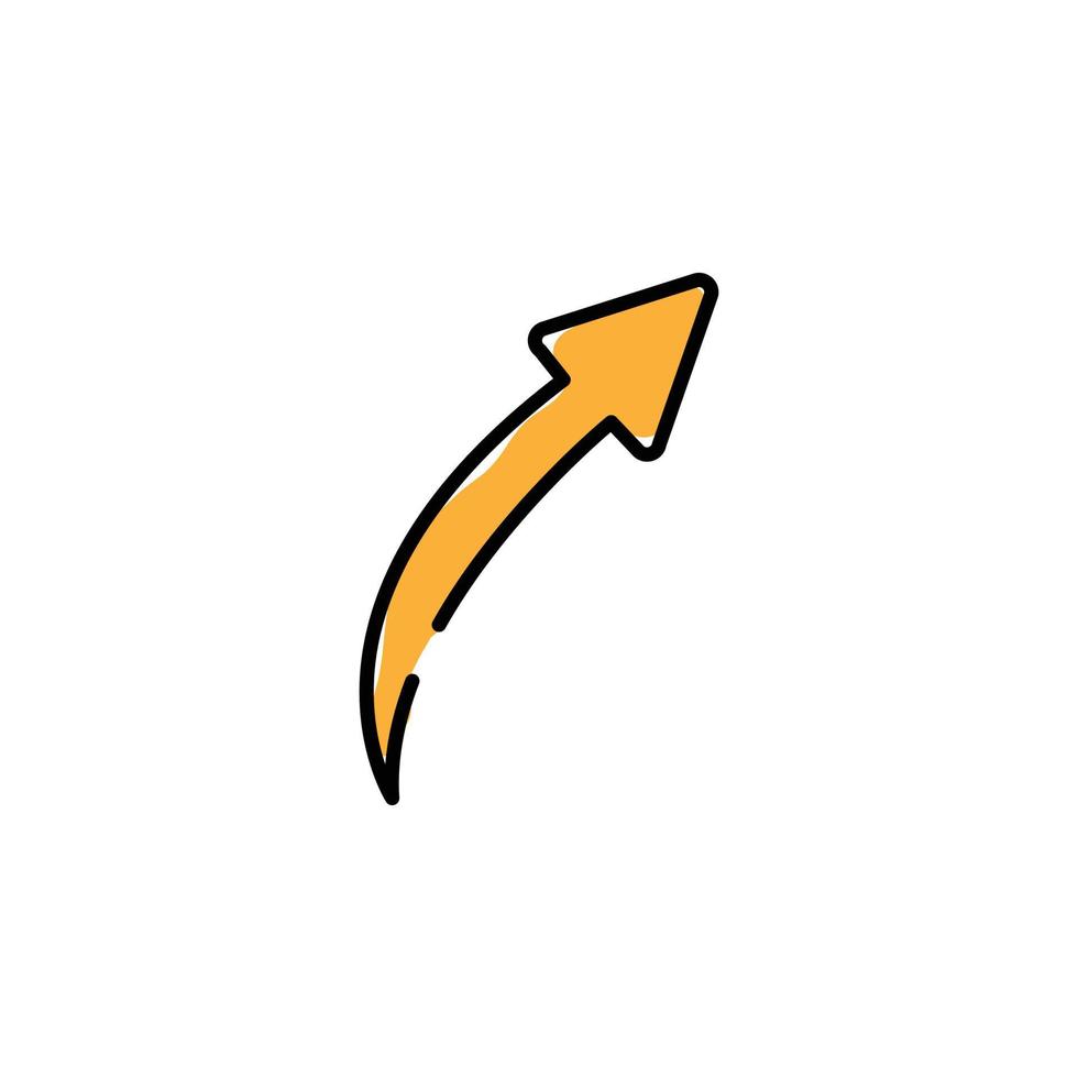 abstract arrow icon. modern arrow symbol vector