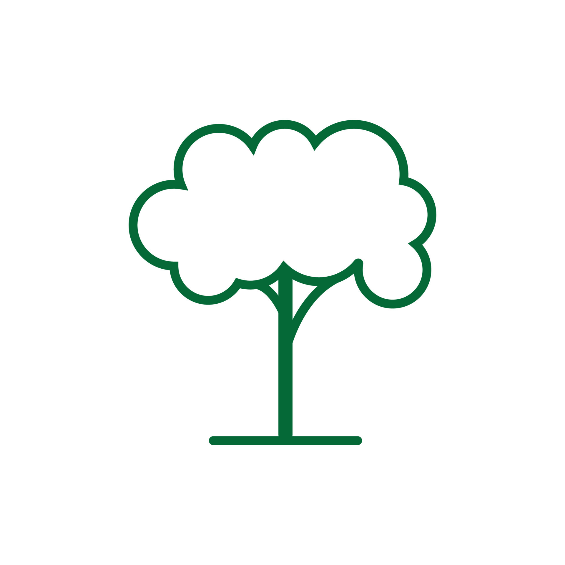 Tree Vector Line Icon. Tree symbol vector sign 7741316 Vector Art at ...