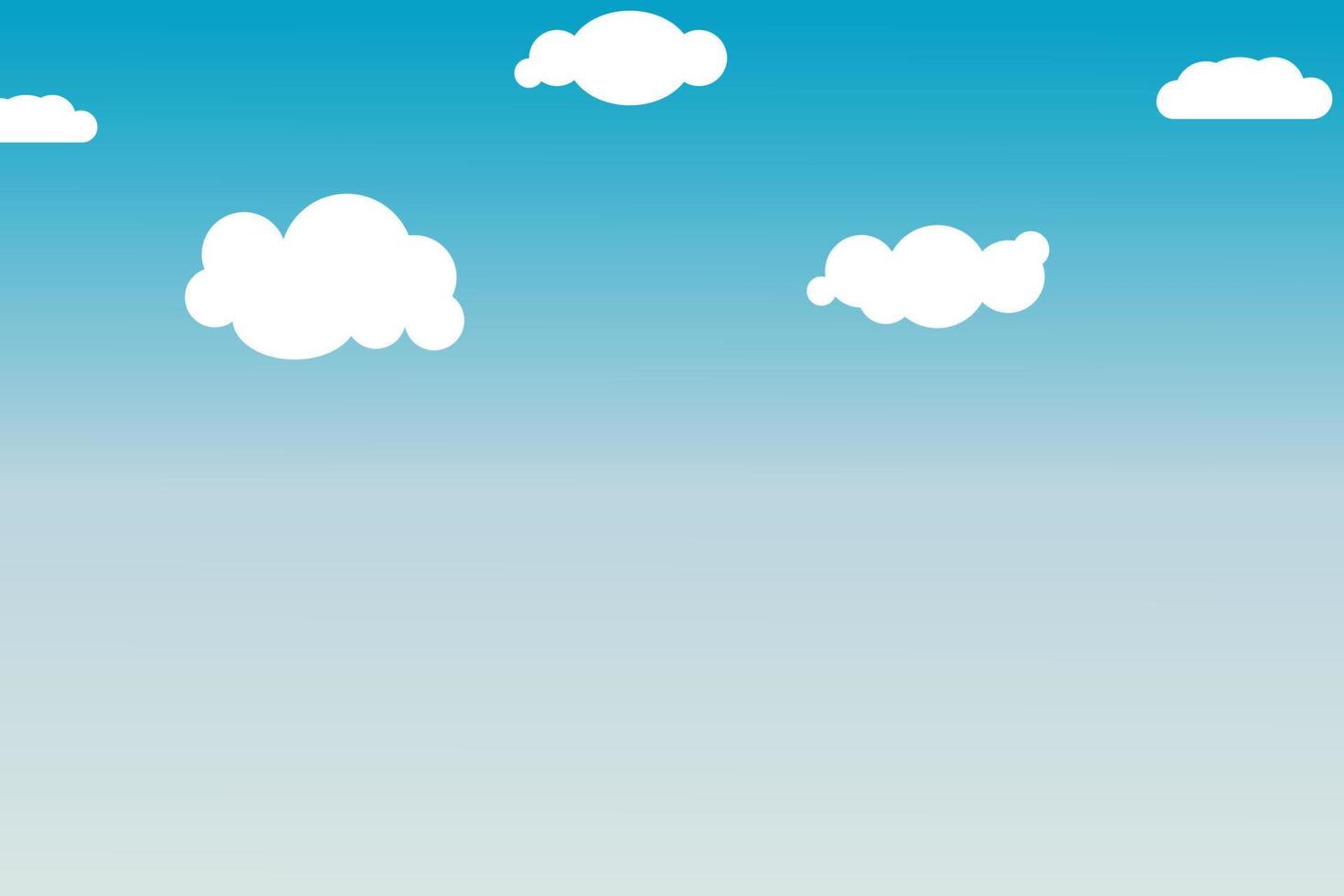 cielo azul con nubes ilustración de fondo vector