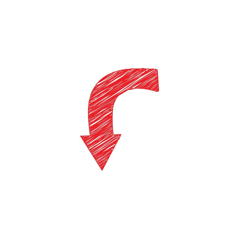 red Vector arrow. red Arrows icon. red Arrow vector icon.