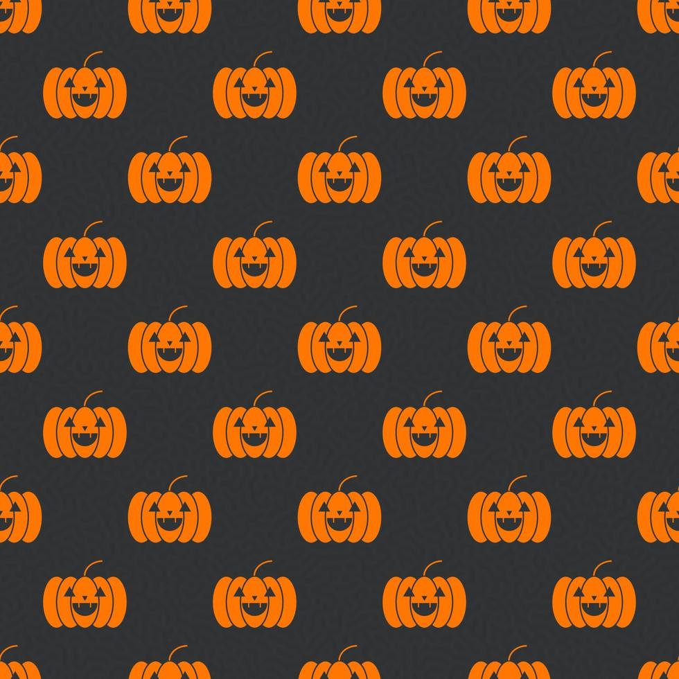 Halloween festive pumpkins shape seamless pattern background. vector