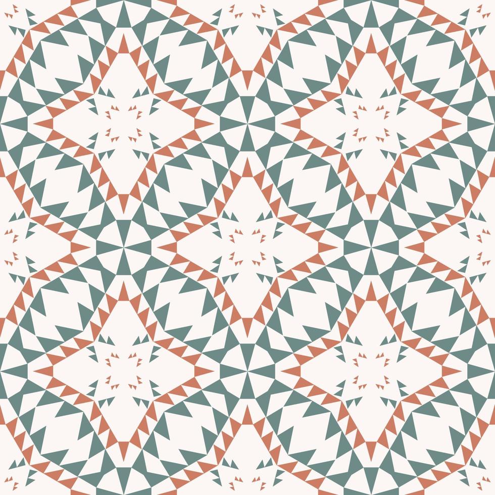 Marruecos étnico color mosaico azulejo geométrico pequeño triángulo forma transparente patrón de fondo. uso para telas, textiles, elementos de decoración de interiores, tapicería, envoltura. vector