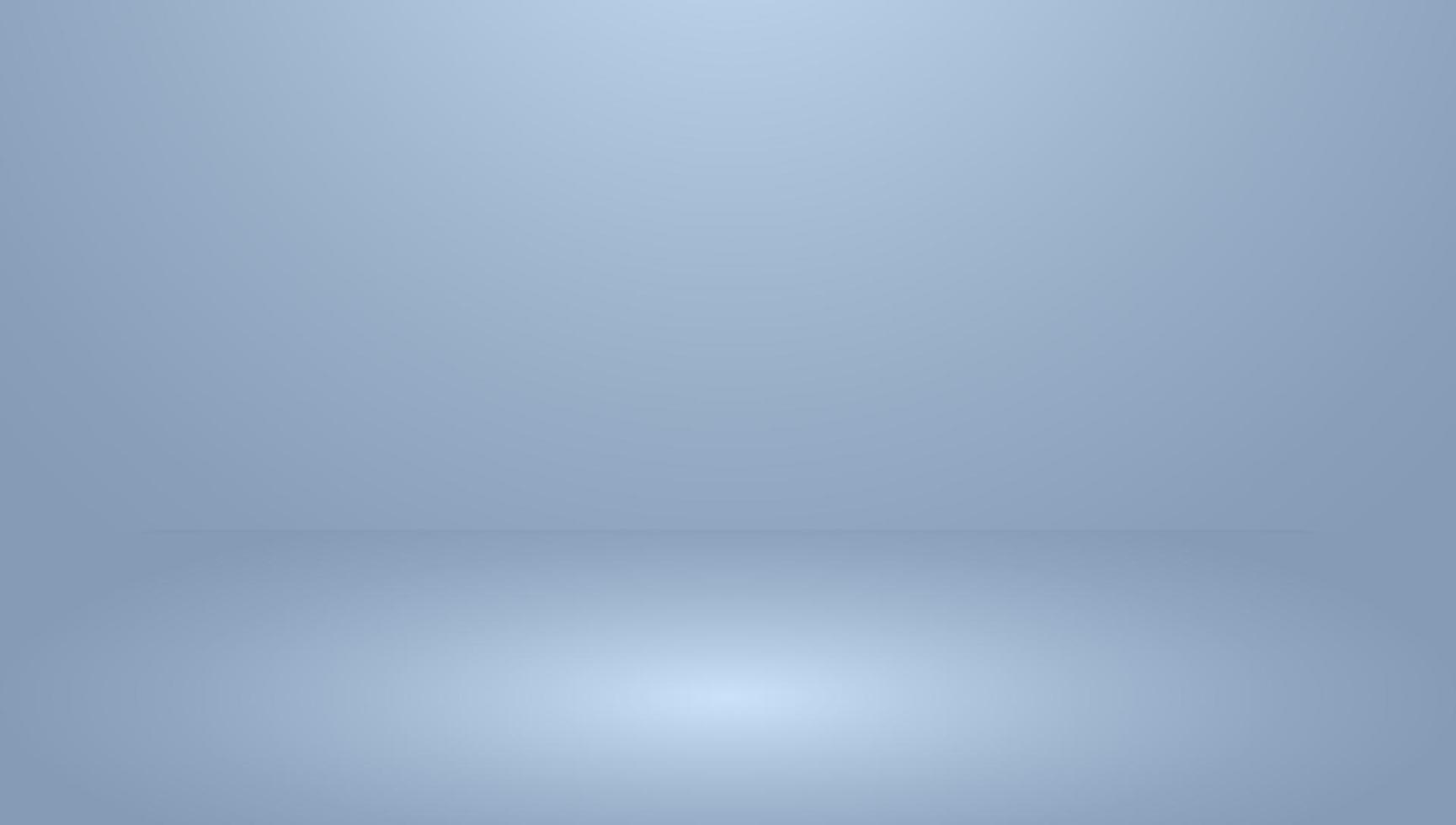 Empty room, studio mock up, product display with blue grey color gradient background. vector