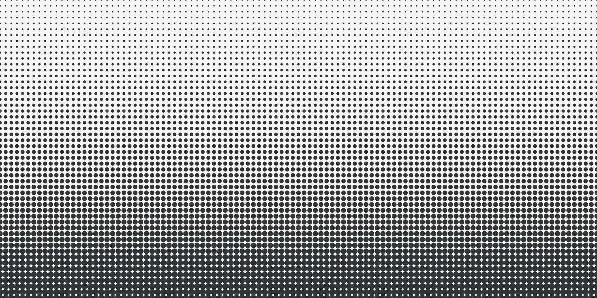 Black metallic color small dots halftone pattern on white background. vector