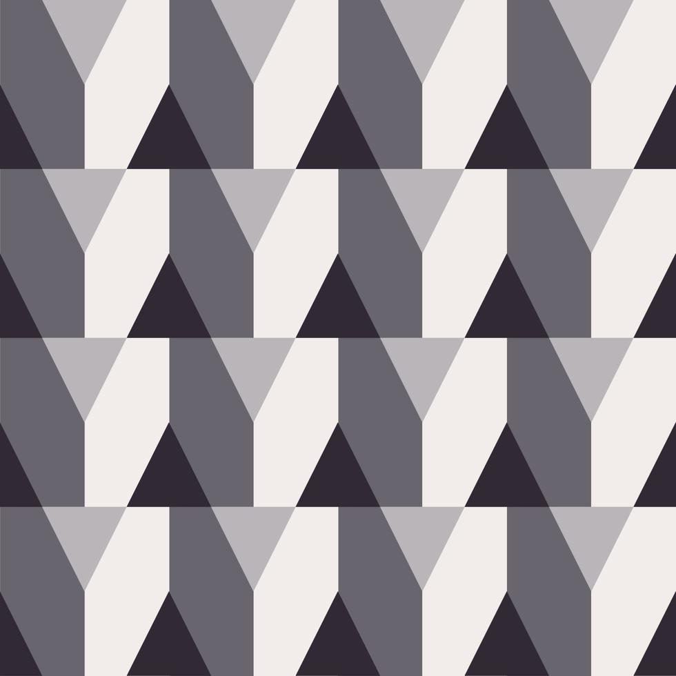 Abstract modernist architecture geometric shape monochrome color seamless pattern background. Use for interior decoration elements. vector