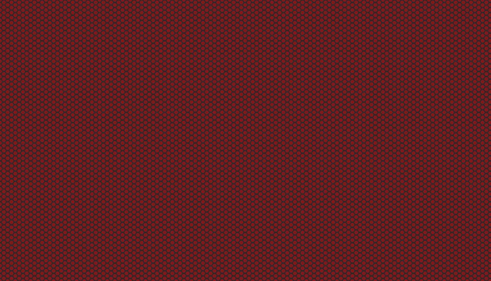 Modern red berry and black metallic color, seamless grid hexagon honeycomb dimensional pattern background. vector