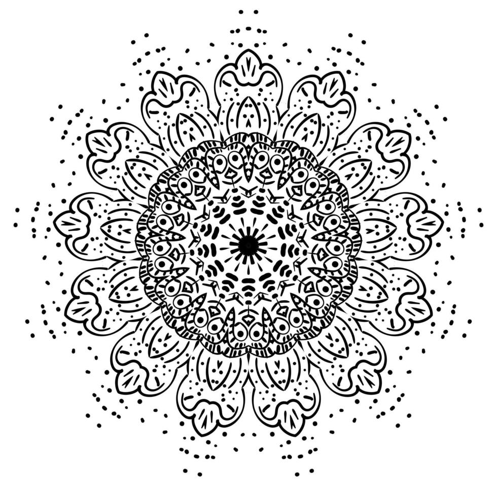 Mandala oriental pattern. Design elements vector
