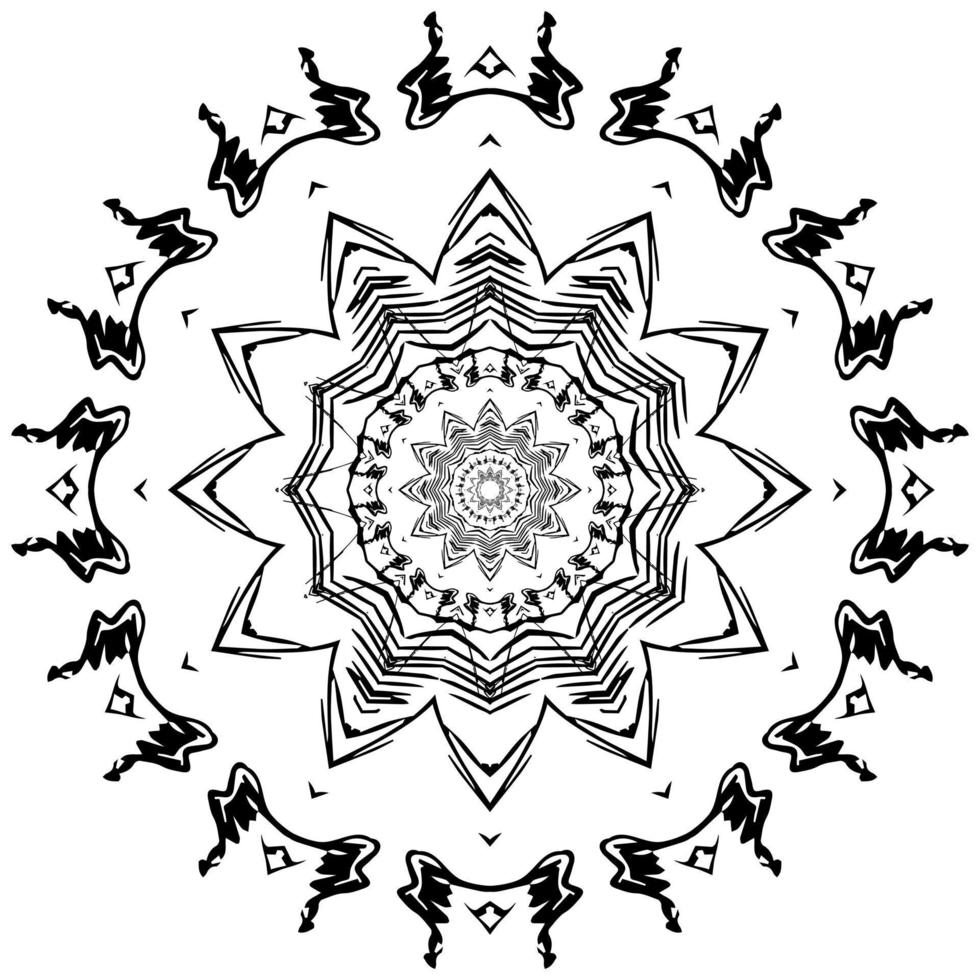 Mandala oriental pattern. Design elements vector