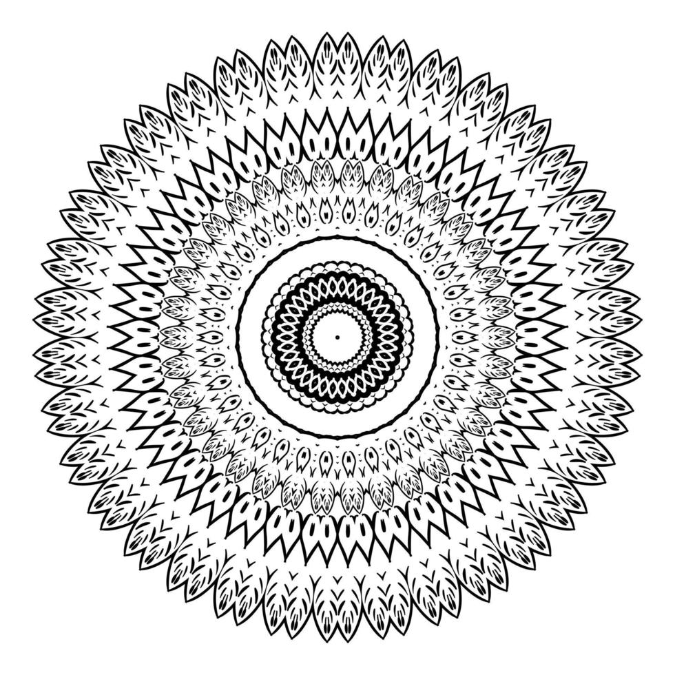 patrón oriental mandala. elementos de diseño vector