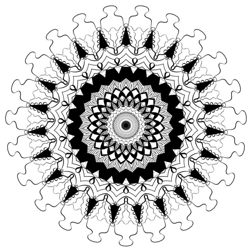 Mandala oriental pattern. Design elements vector