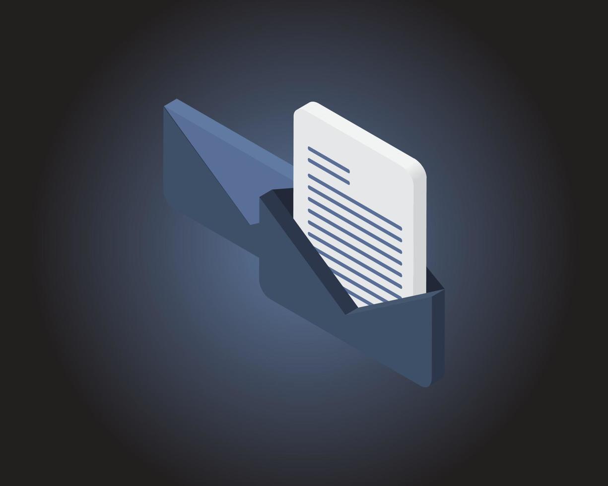 how to write professional email template vector