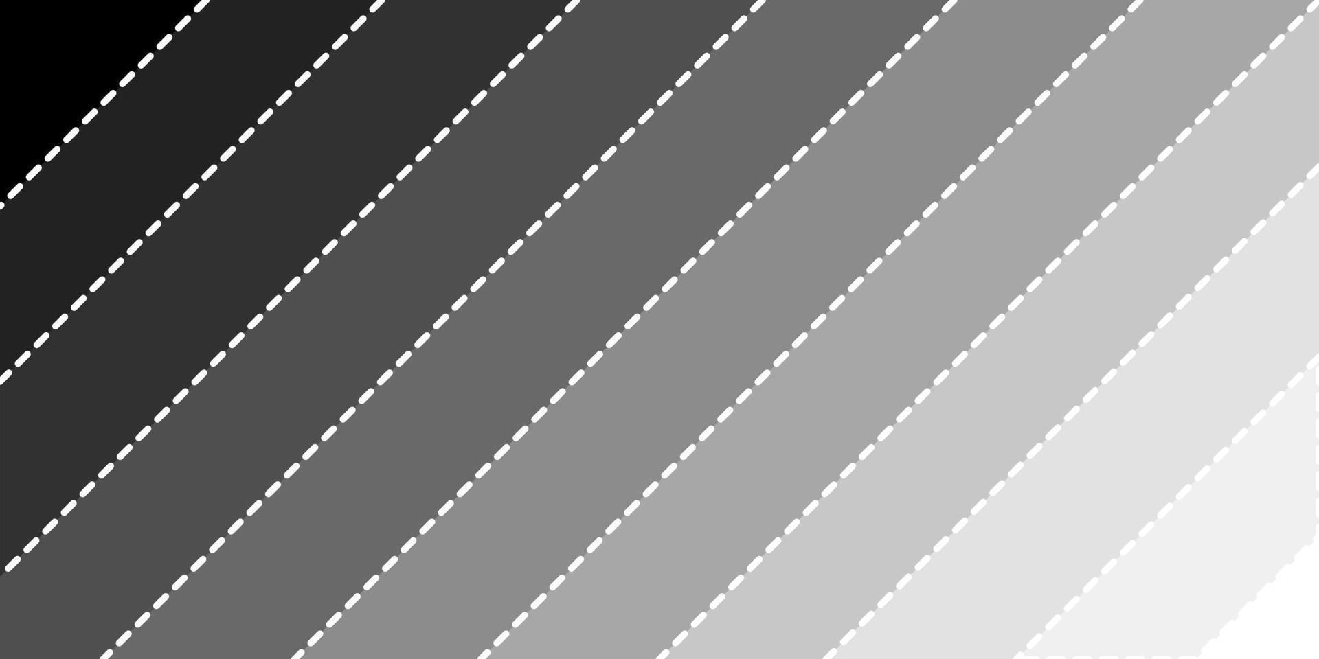 degradado negro, gris y blanco con textura de puntada vector