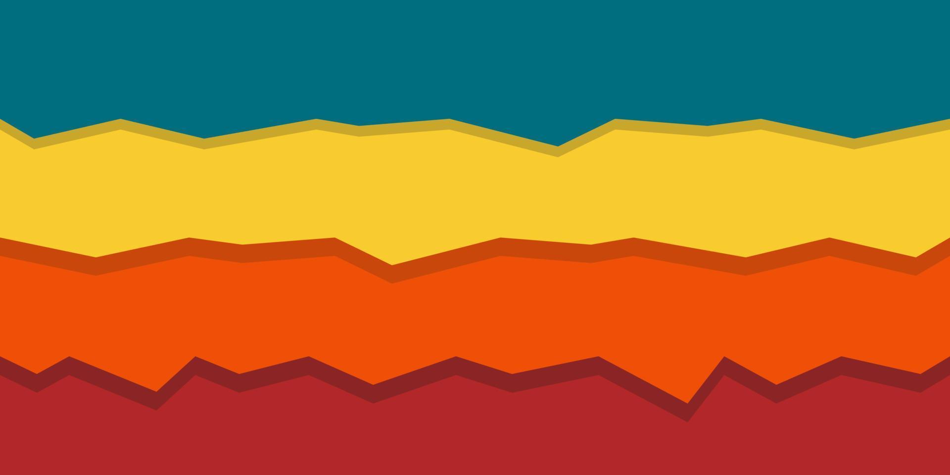 Abstract color palette with teal yellow, red and maroon 7742639 Vector