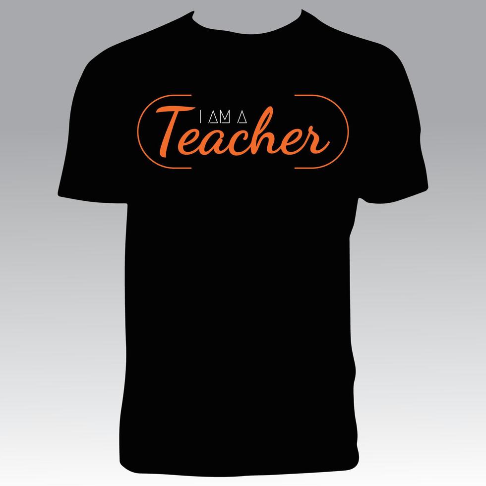 Teacher T Shirt Design vector