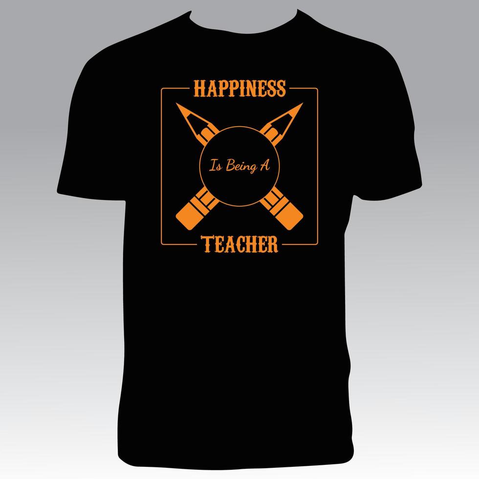 Teacher Tee Design vector