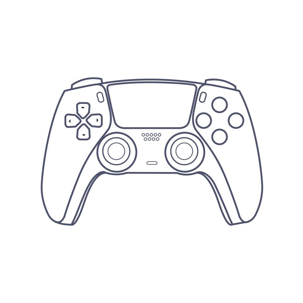 ilustración de vector de icono de controlador de juego