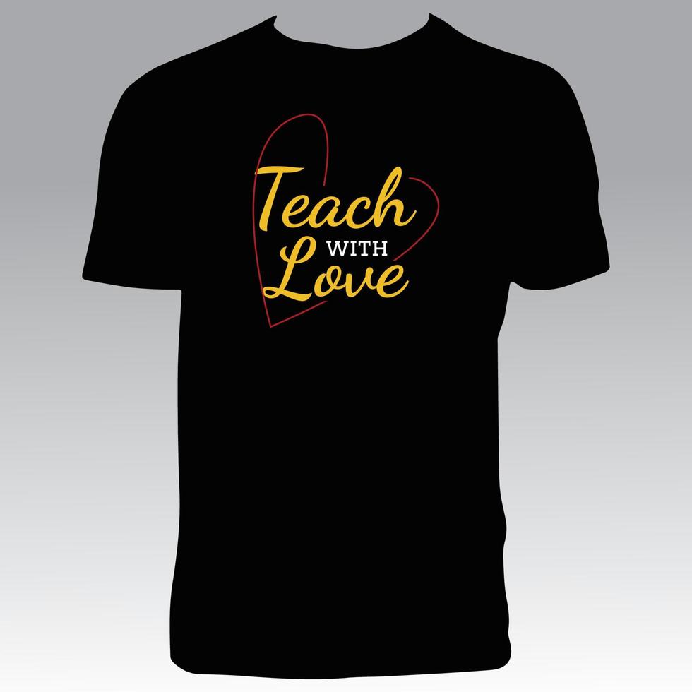 Teacher T Shirt Design vector