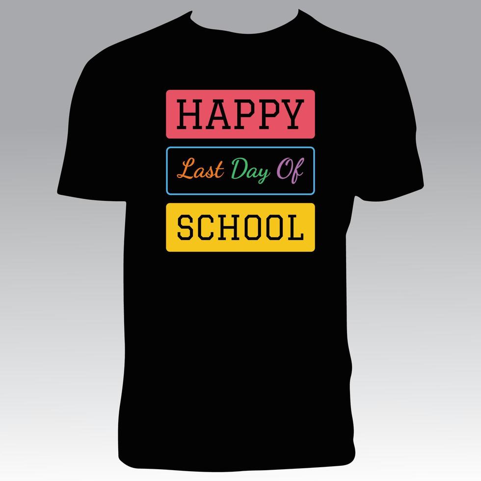 School T Shirt Design vector