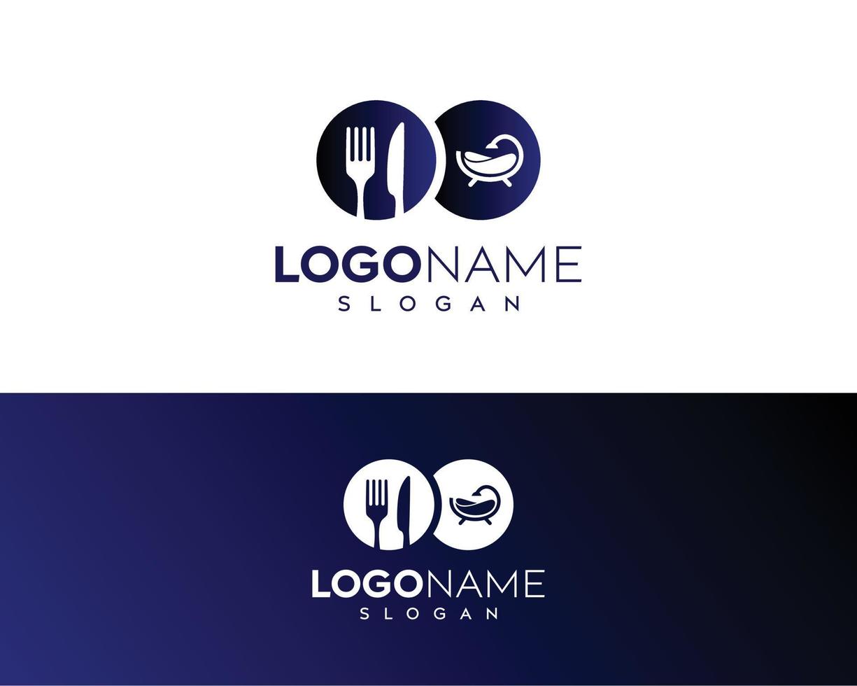 diseño de logotipo de cocina y baño-diseño de icono de vector de cocina y baño