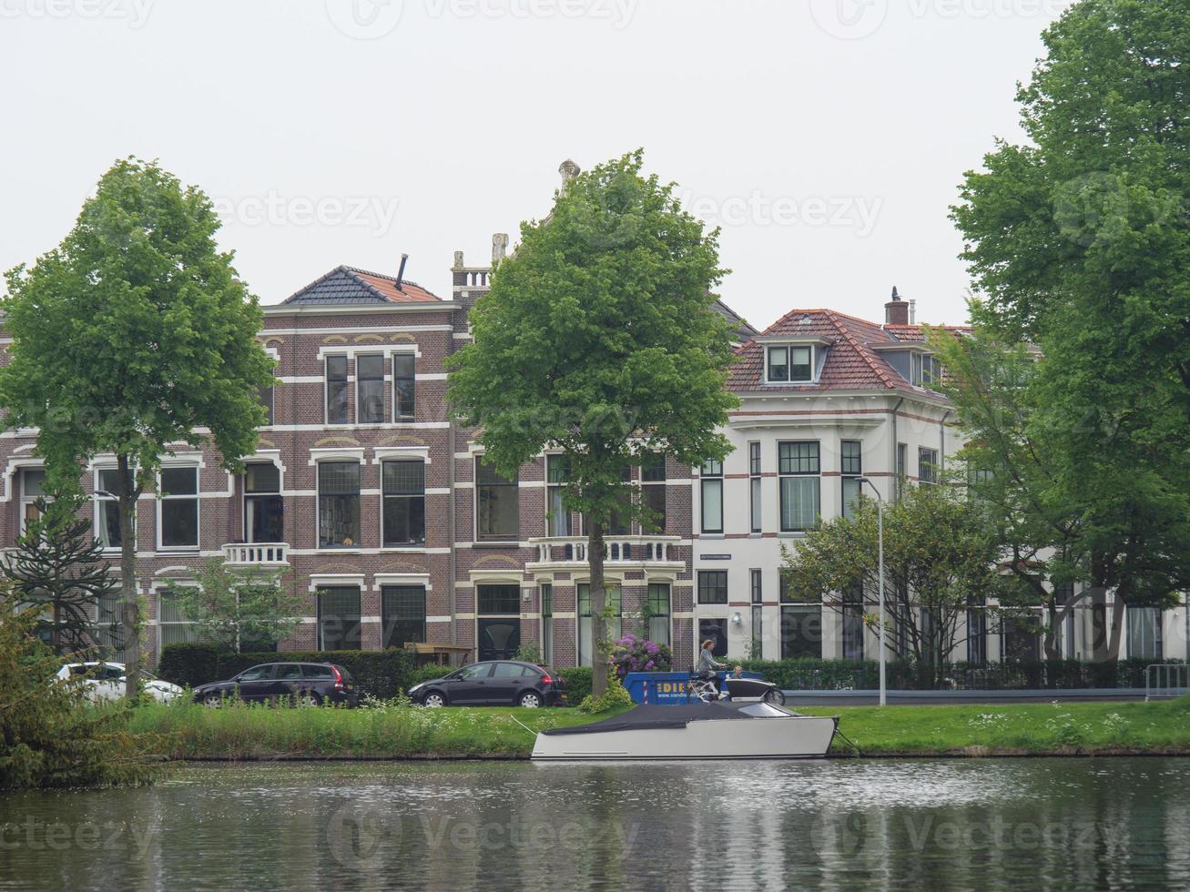 Leiden city in the netherlands photo