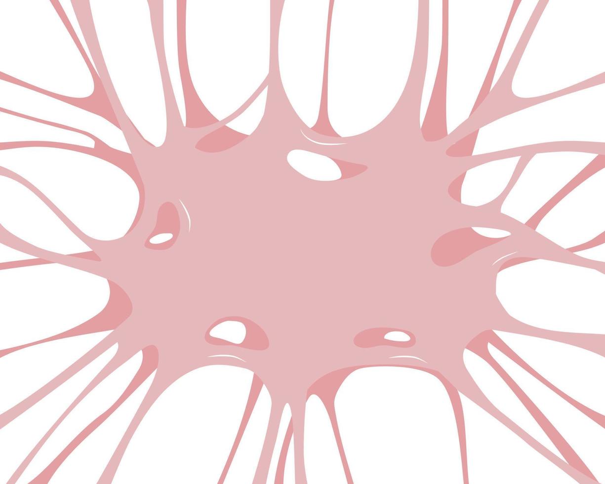 Chewing gum burst background. The slime was stretched. Space for text. Vector illustration.