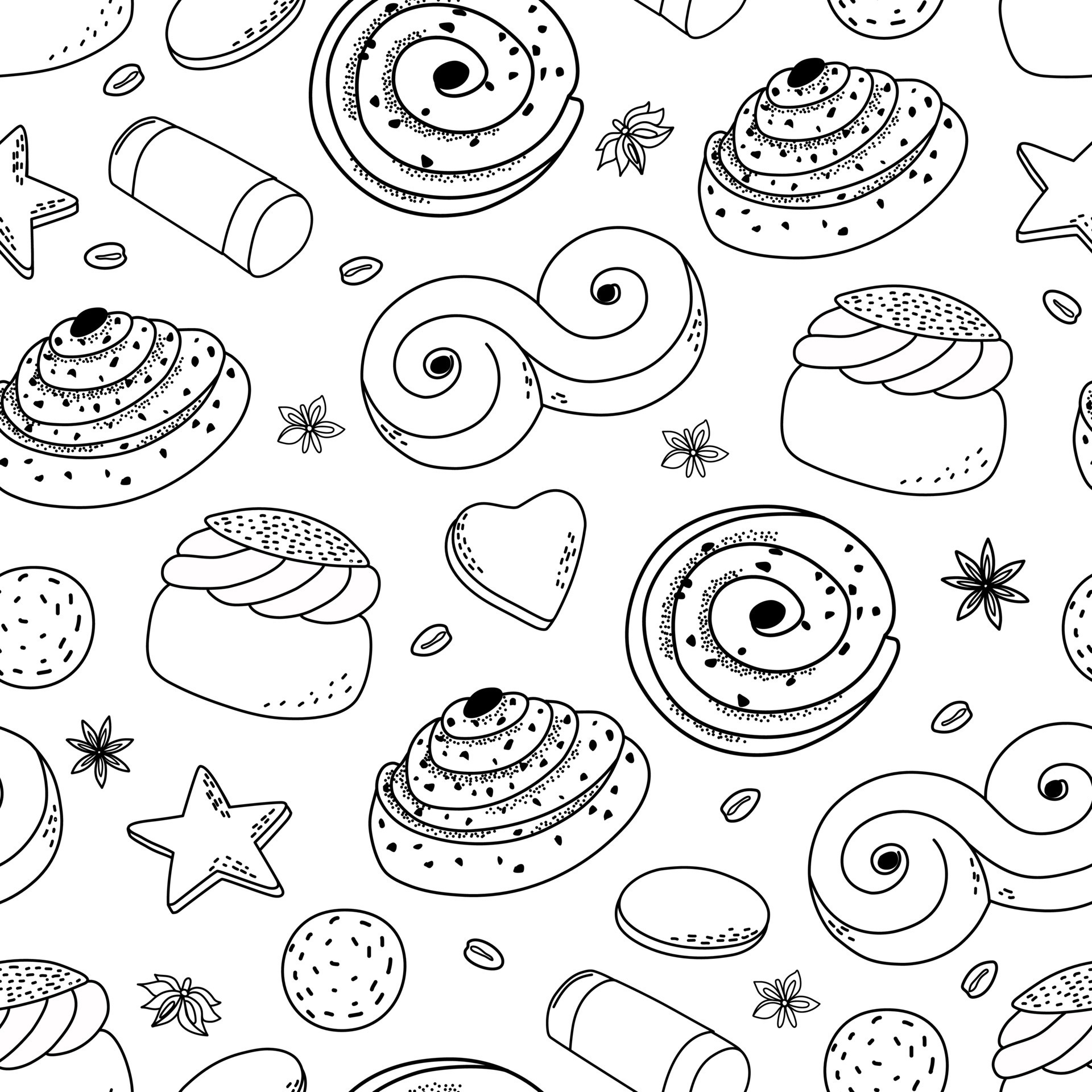 girl scout cookie coloring page