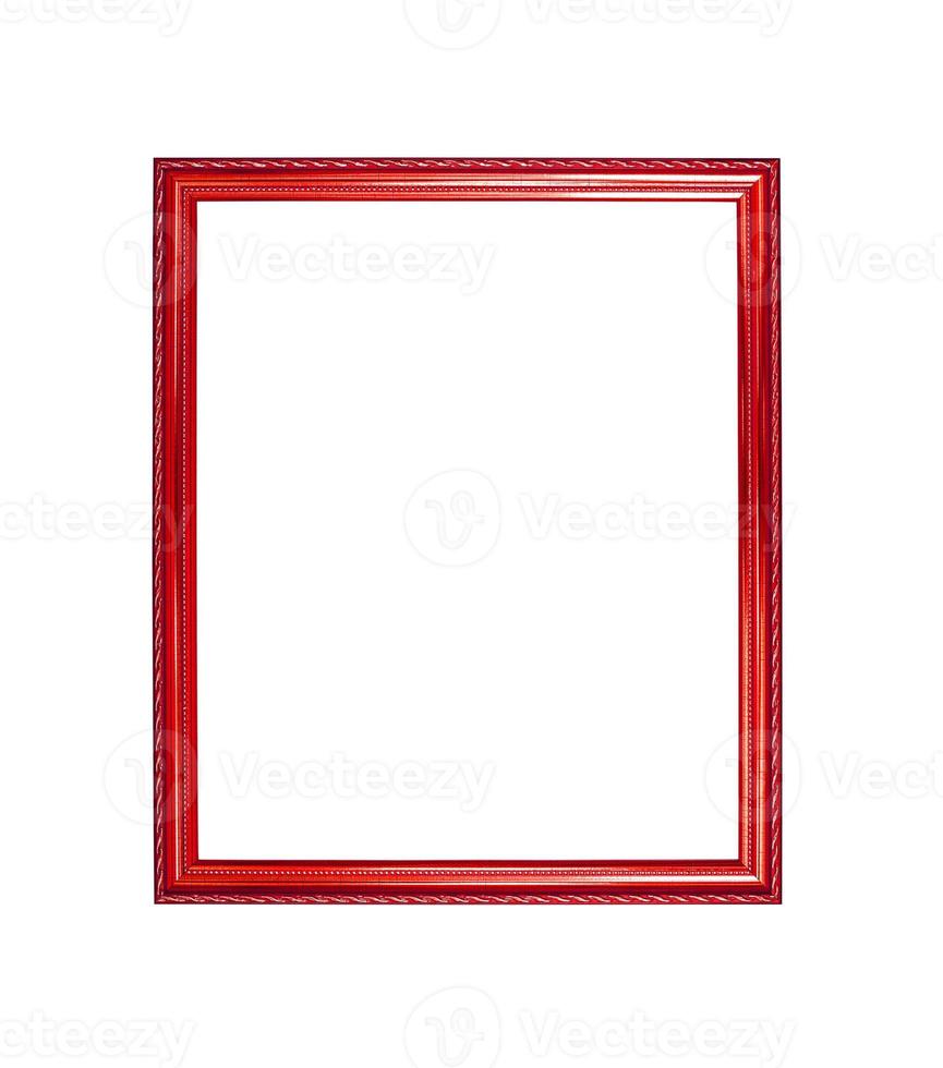 red color wooden photo frame background