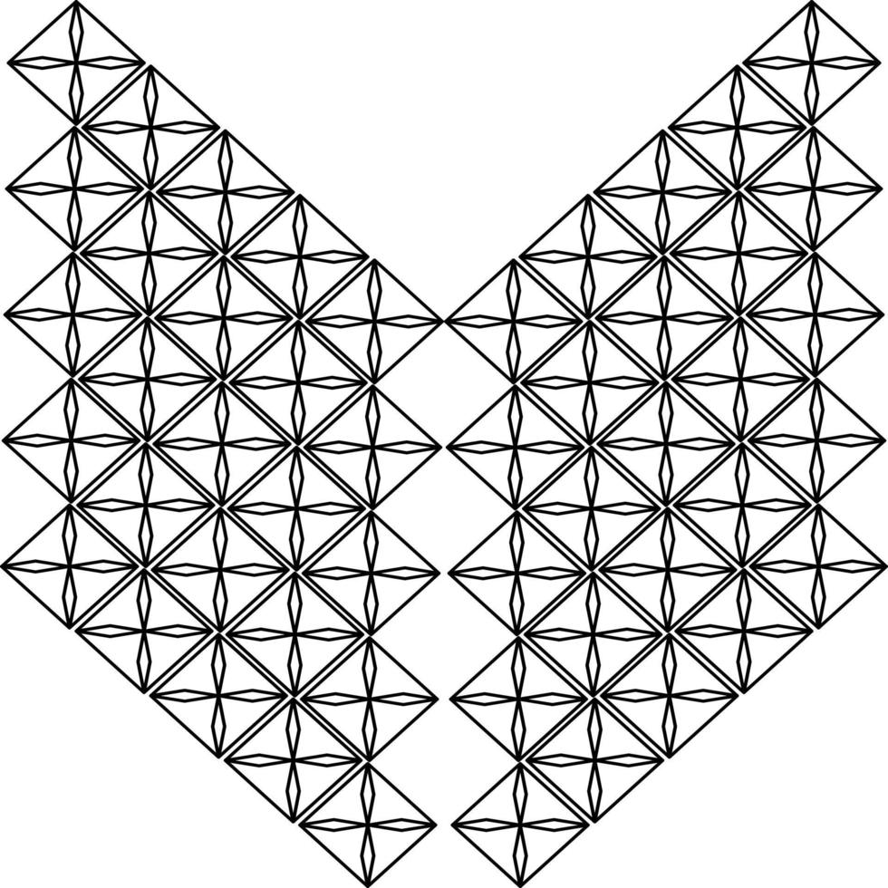 Pattern background from geometric shapes, black and white stripes. For destroying gift wrap book cover clothes table cloth. vector