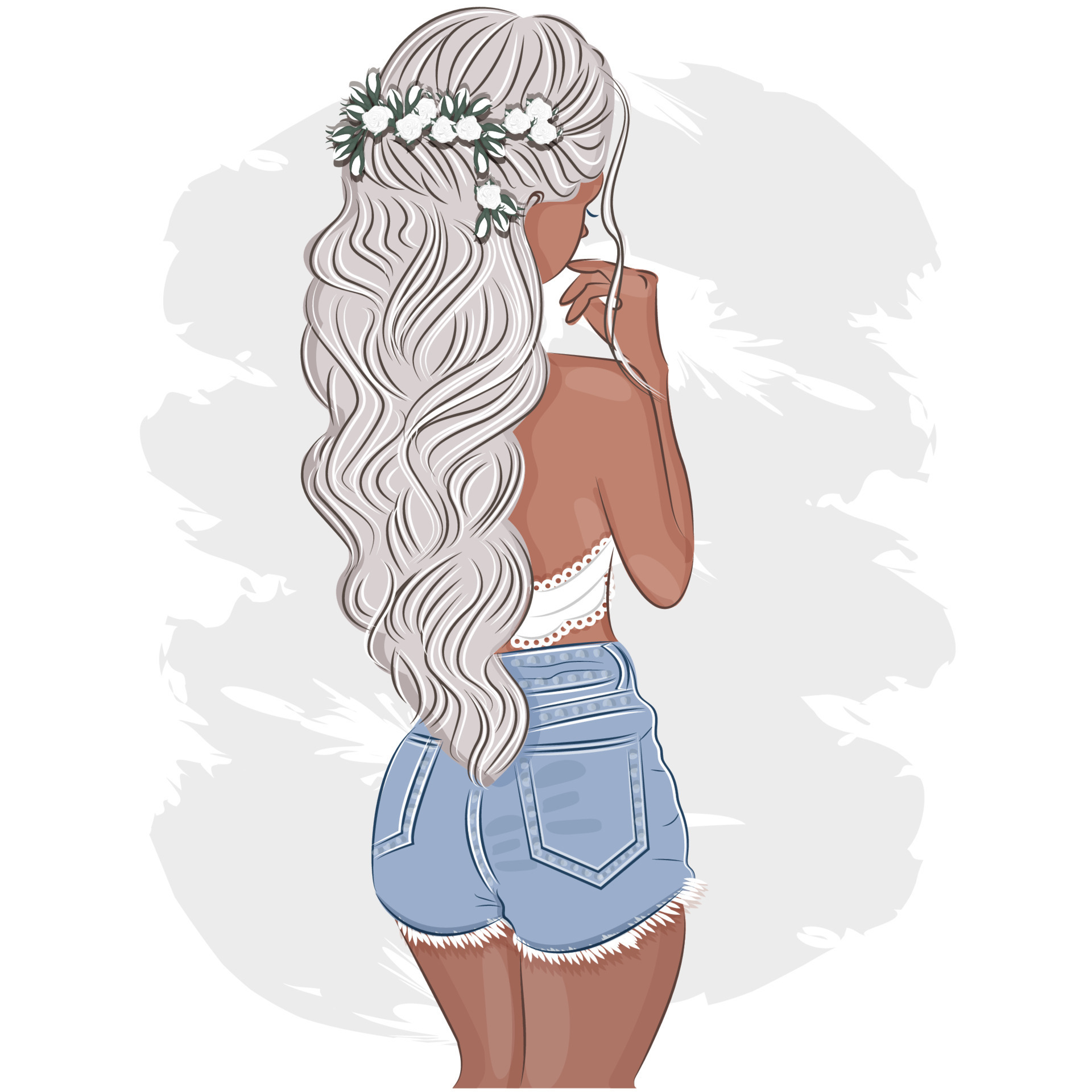 Hand drawn beautiful young woman in blonde with luxurious hair, stylish girl in summer clothes. tanned girl in shorts, sketch, print on textiles, vector illustration. 7746243 Vector Art at Vecteezy Hand drawn beautiful young woman in blonde with luxurious hair, stylish girl in summer clothes. tanned girl in shorts, sketch, print on textiles, vector illustration. 7746243 Vector Art at Vecteezy