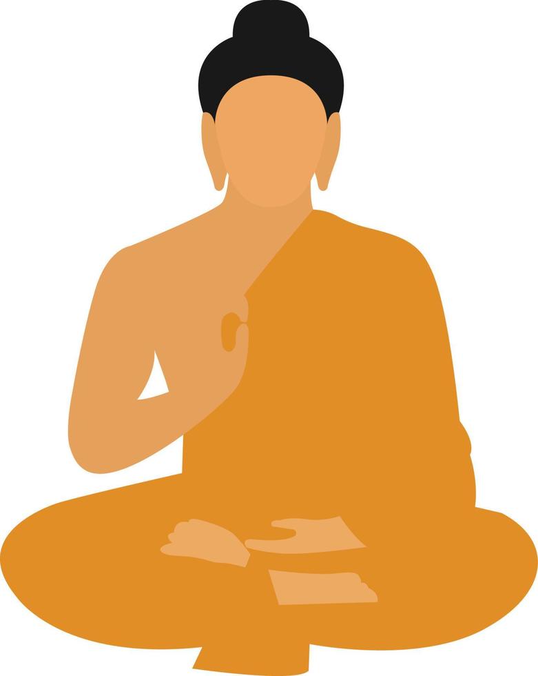 feliz buddha purnima - señor buddha diseño creativo, pancarta, afiche, volante. vector