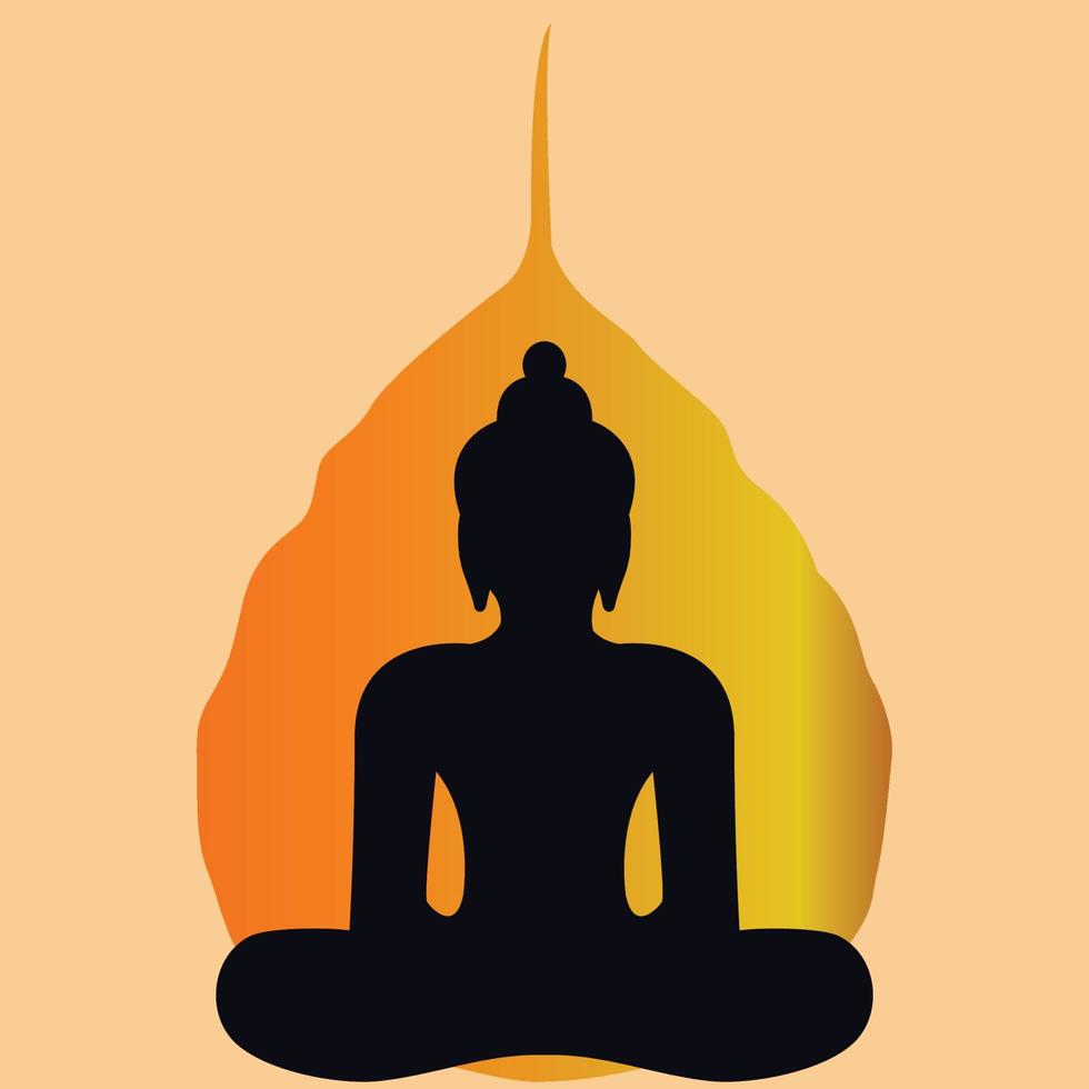 Happy Buddha Purnima - Lord Buddha creative design, banner, poster, flyer. vector