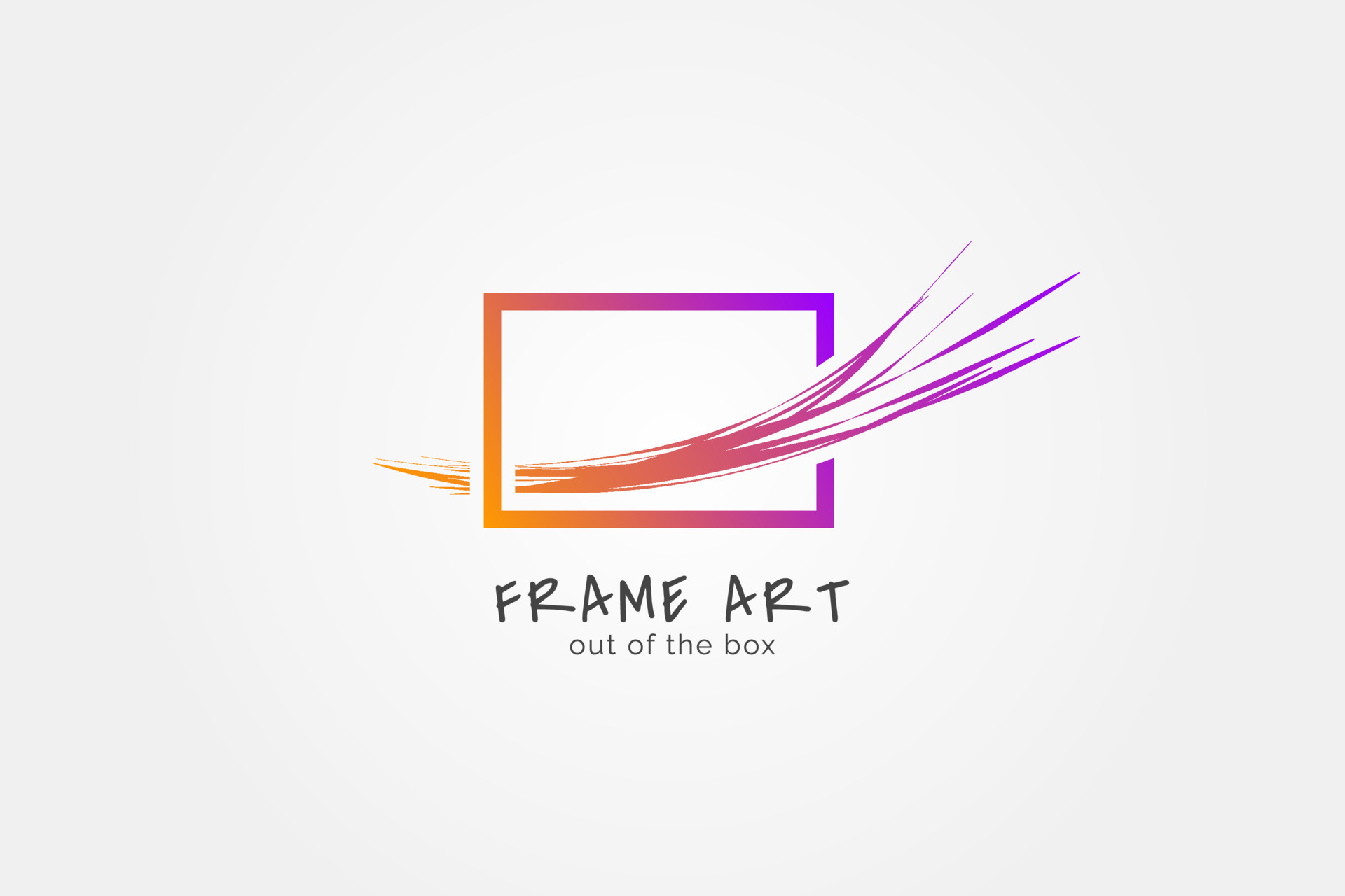 canvas and splatters creative logo design with trendy color 7747654