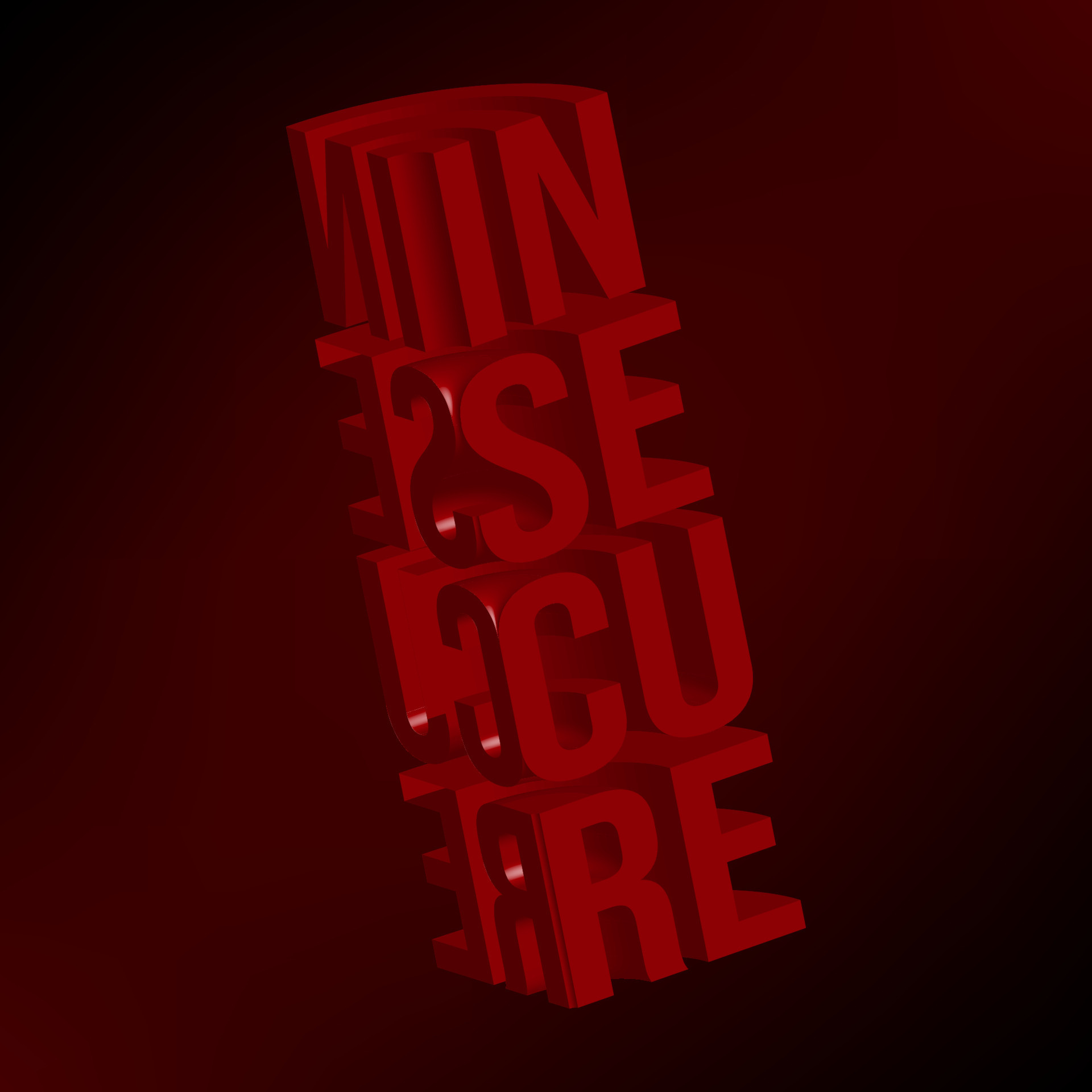 insecure 3d decoration text with dark red or blood color 7748151 Vector ...