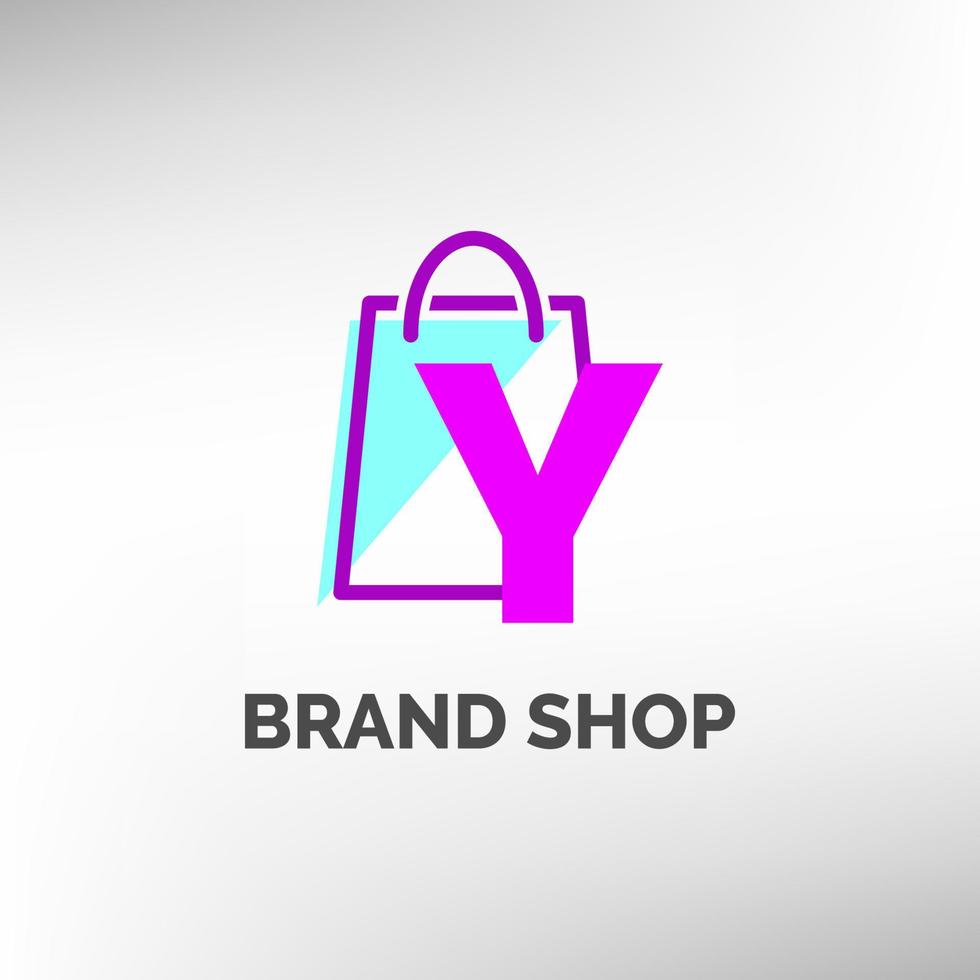 letter Y paper bag logo template 7748182 Vector Art at Vecteezy