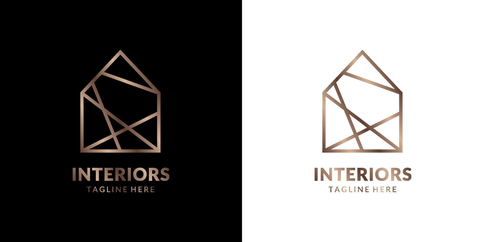 minimalist and elegant abstract house logo for real estate ...