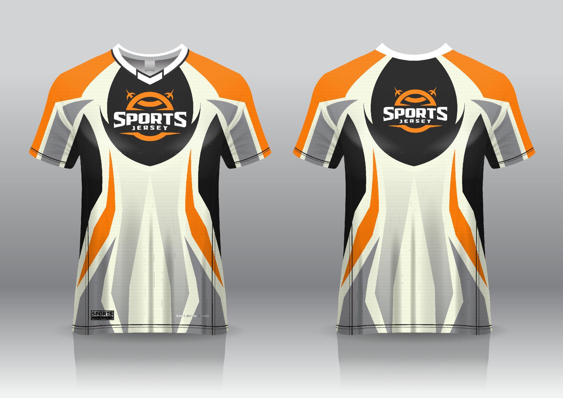 esport jersey gaming design front and back view 7748458 Vector Art at ...