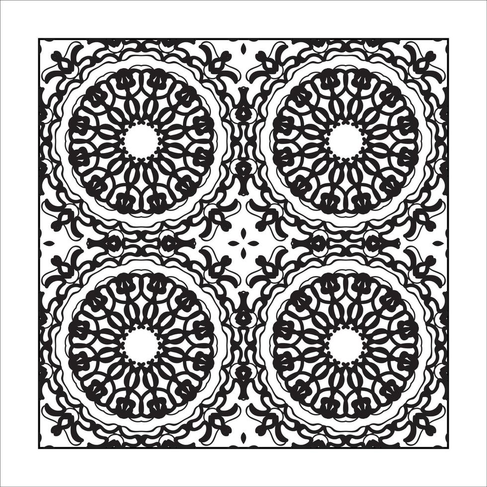 seamless pattern floral ornament. vector