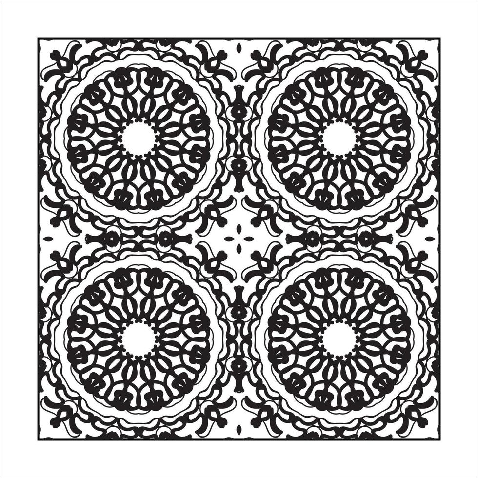 seamless pattern floral ornament. vector