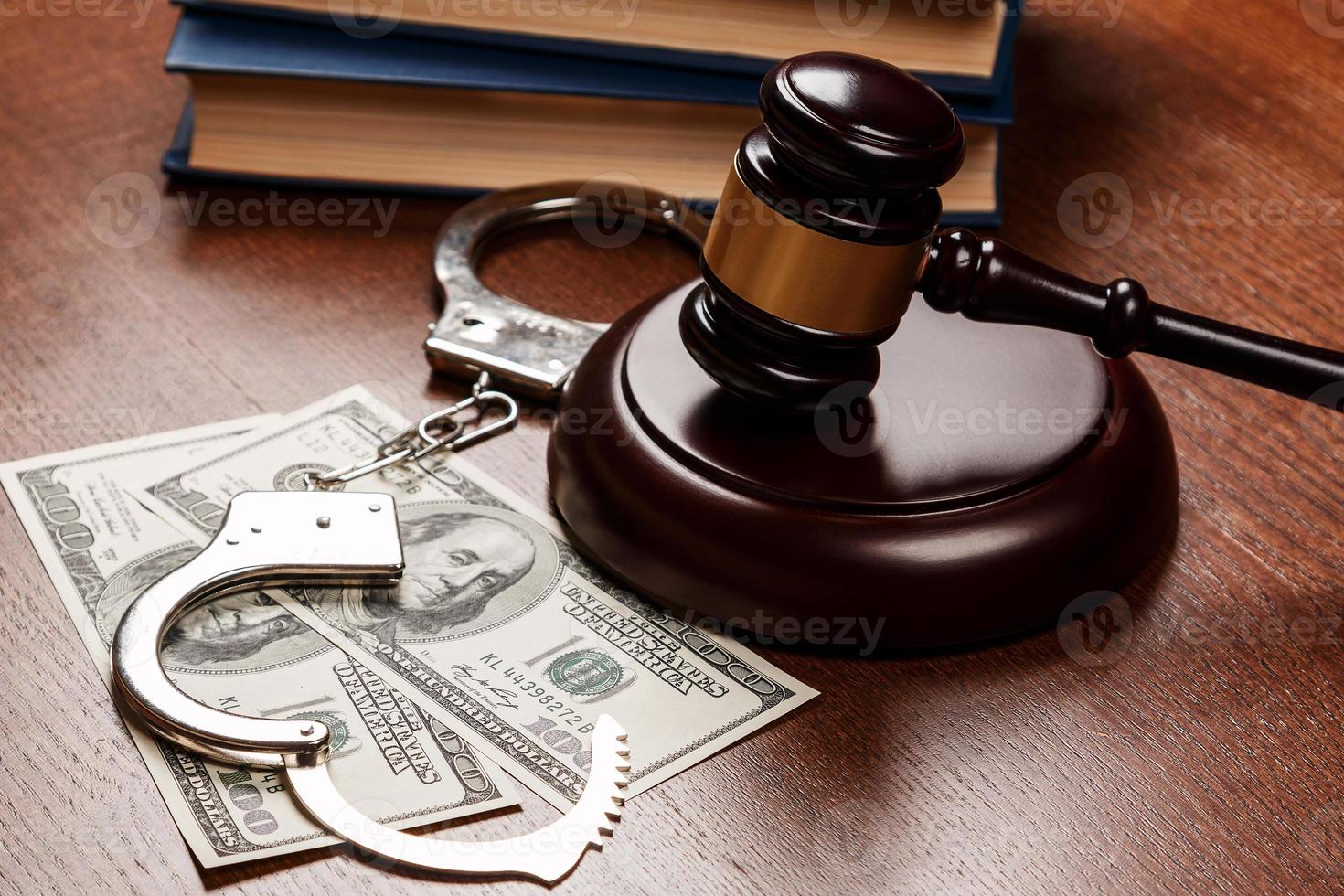 Gavel and money photo