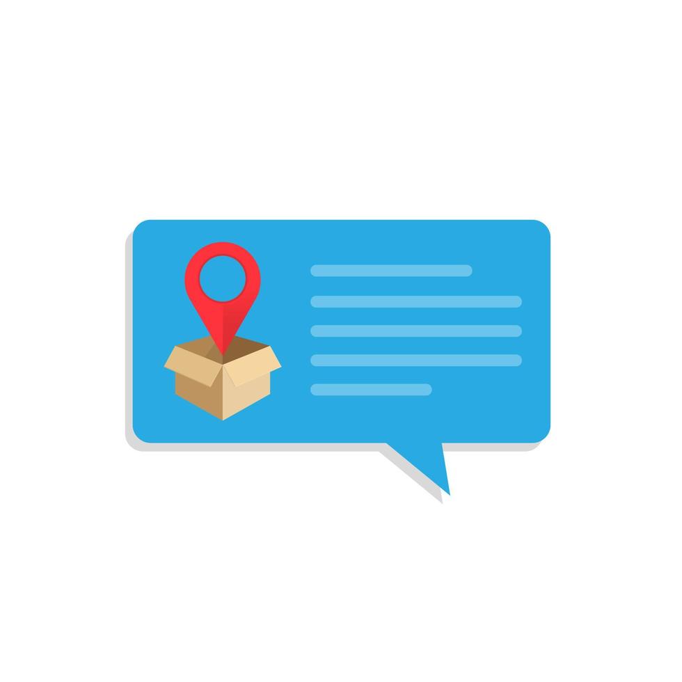 pin mapa icon.parcel icono de ubicación vector